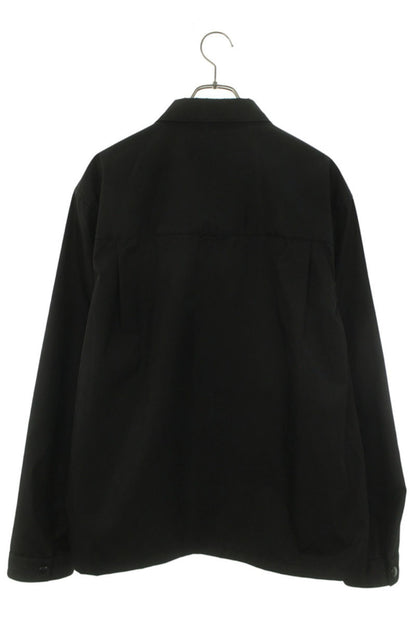 PRADA Re-Nylon Triangle Plate Shirt Black Size XL