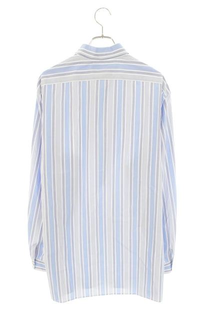 GUCCI Stripe Pullover Shirt Blue/Gray Size XL