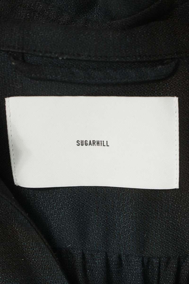 SUGARHILL String Design Plaid Shirt Green Size M