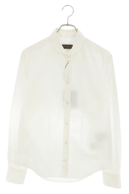 LOUISVUITTON Pearl Button Cotton Shirt Size S