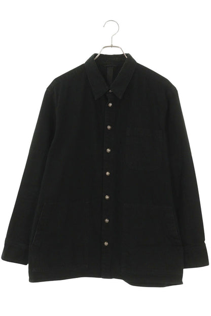 Chrome Hearts LAST BITE Cross Ball Button Shirt Size XL
