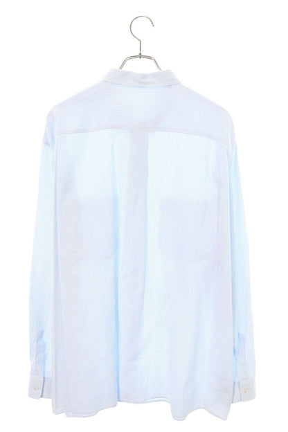 DIOR x DENIM TEARS Logo Embroidered Stripe Long Sleeve Shirt Size S