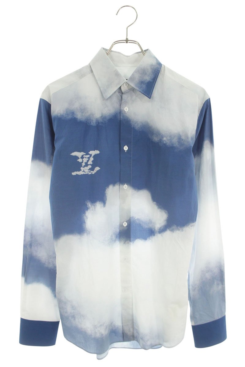 LOUISVUITTON LV Cloud Print Shirt Size XS