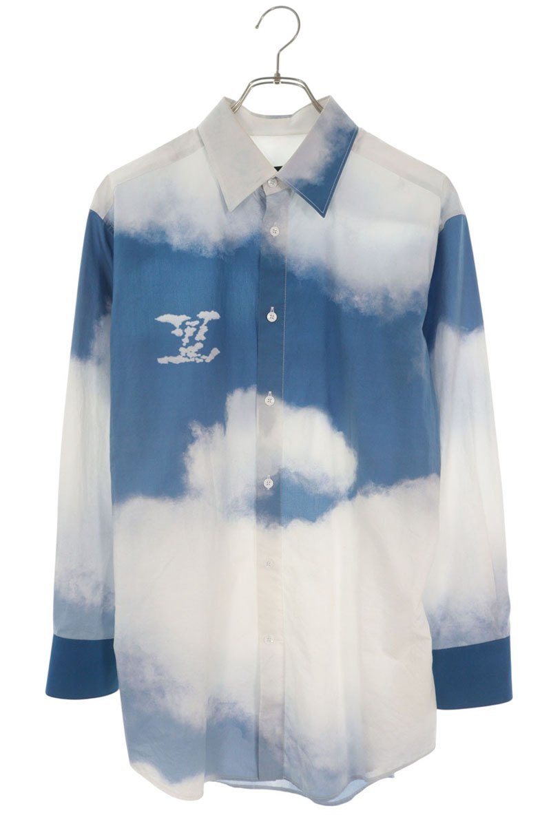 LOUISVUITTON 20AW LV Cloud Print Shirt Size L