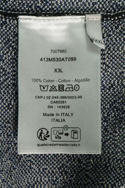 DIOR Gray Oblique All-Over Knit Sweater Size XXXL