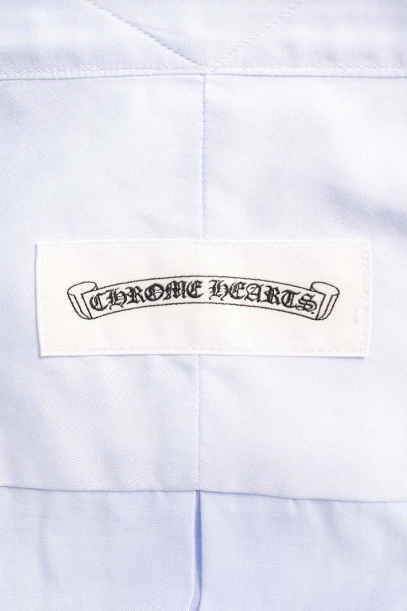 Chrome Hearts BS FLEUR Button Dress Shirt Size 41