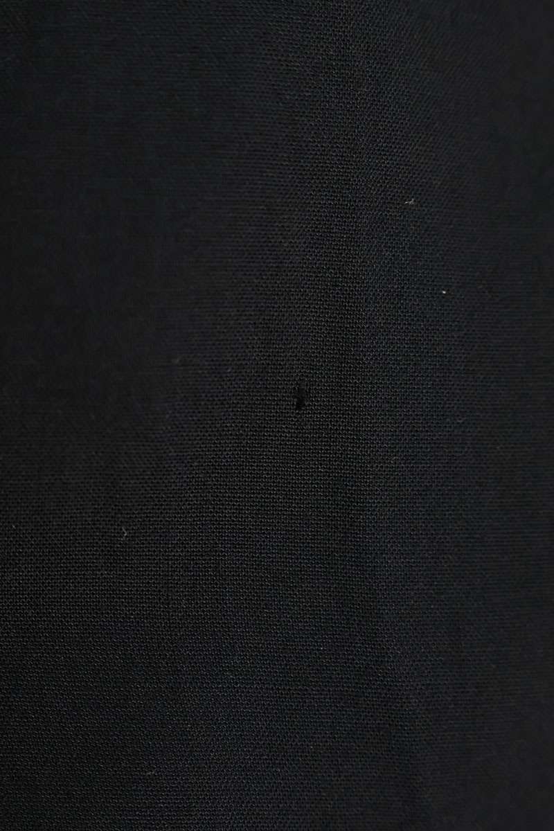 CELINE 22SS Feline Viscose Long Sleeve Shirt Black Size XXL