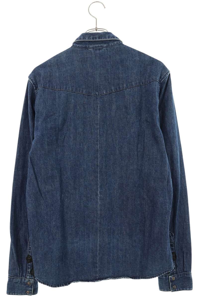 Chrome Hearts Cross Patch Denim Shirt Size L