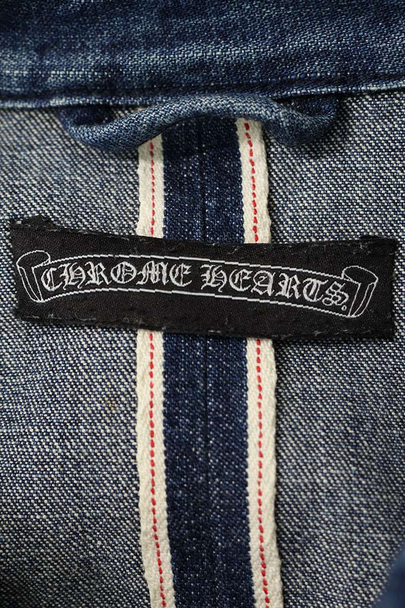 Chrome Hearts Cross Patch Denim Shirt Size L