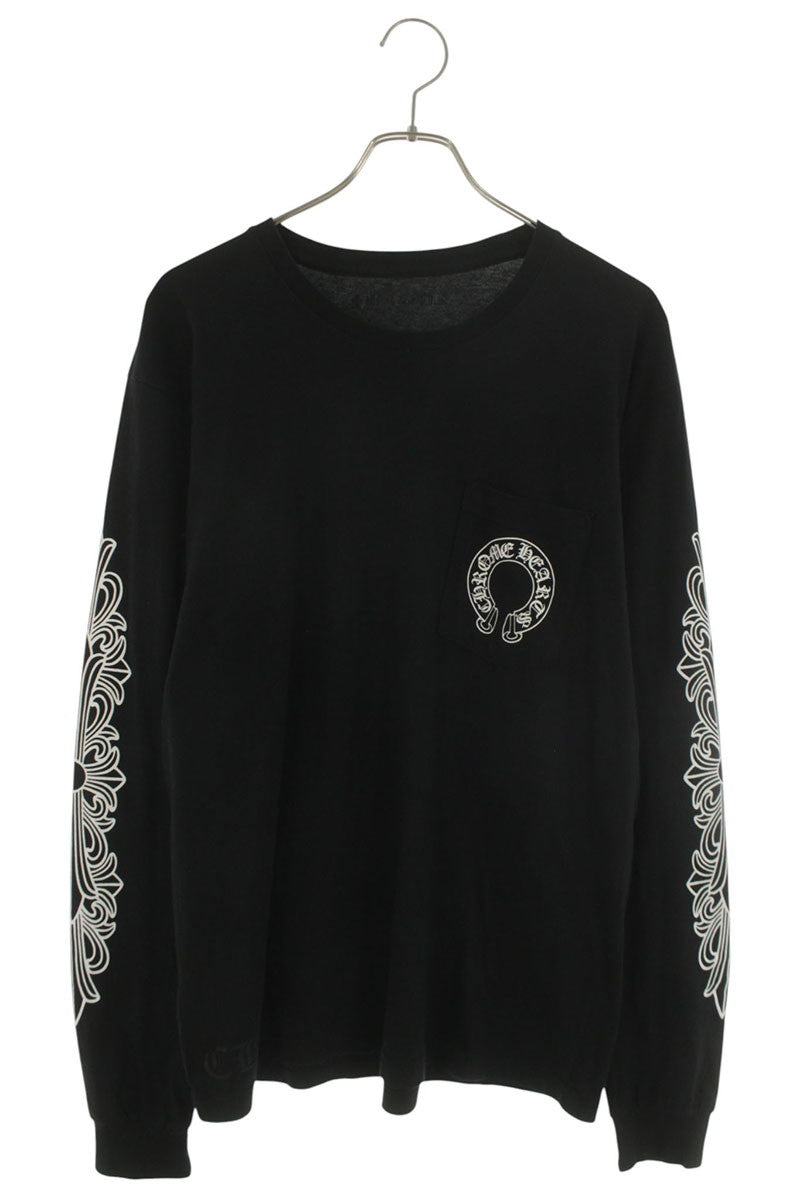 Chrome Hearts Back Horseshoe Floral Print Shirt Size M