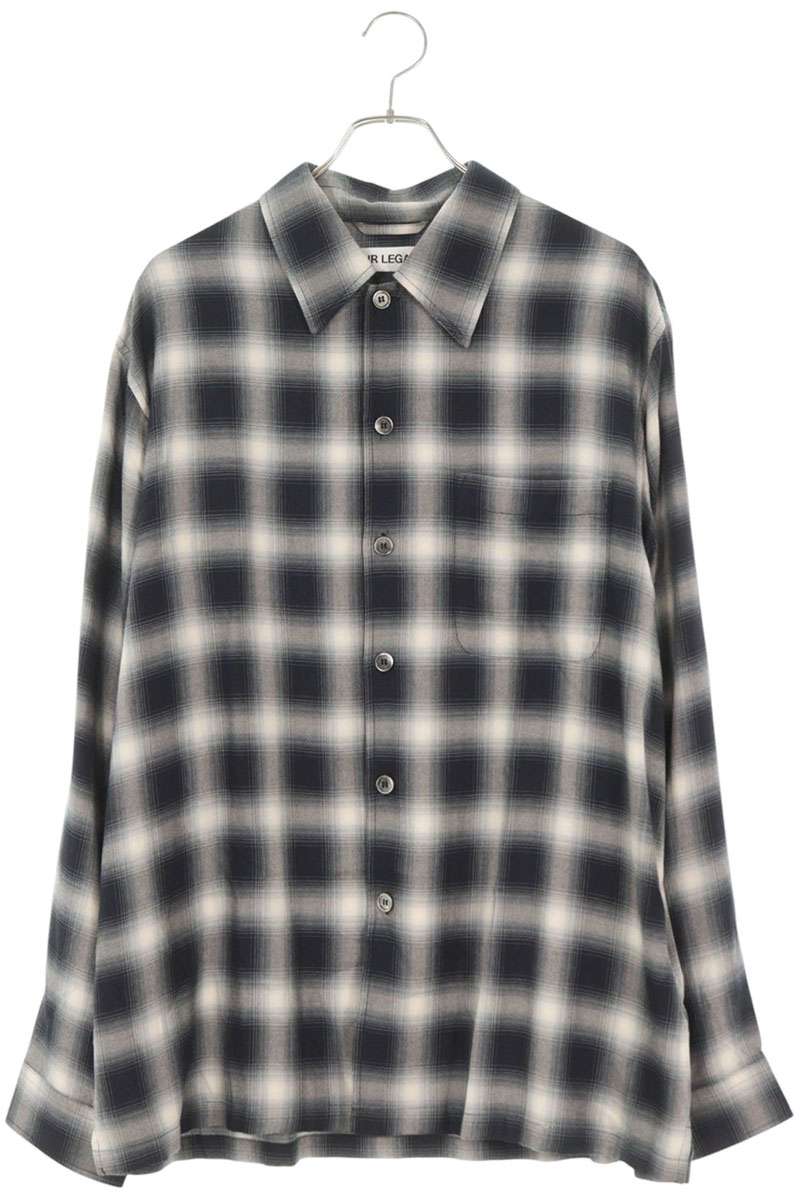 OUR LEGACY 26SS EVERYSHIRT Check Viscose Shirt Multi Size M