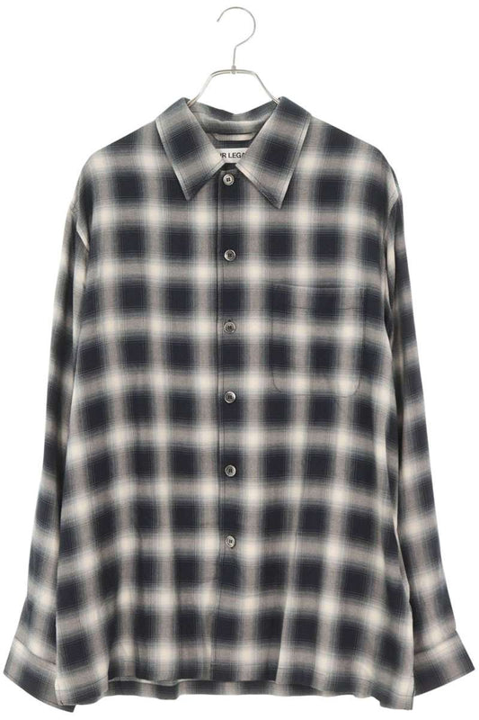 OUR LEGACY 26SS EVERYSHIRT Check Viscose Shirt Multi Size M