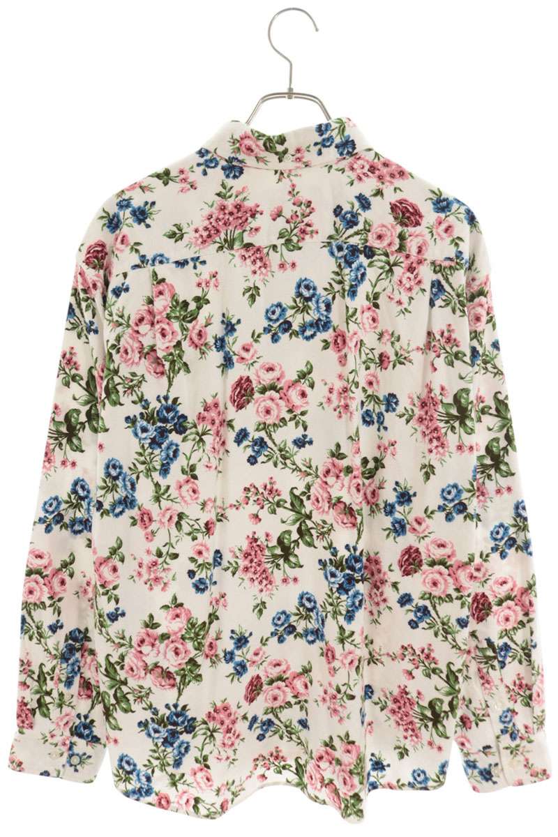 SUPREME 26SS Floral Flannel Long Sleeve Shirt Size M