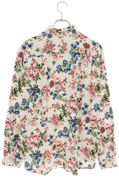 SUPREME 26SS Floral Flannel Long Sleeve Shirt Size M