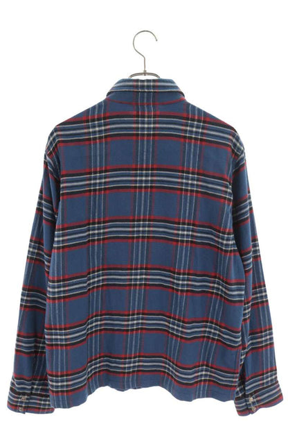 Chrome Hearts WORK DOG Cross Ball Button Check Shirt Size M