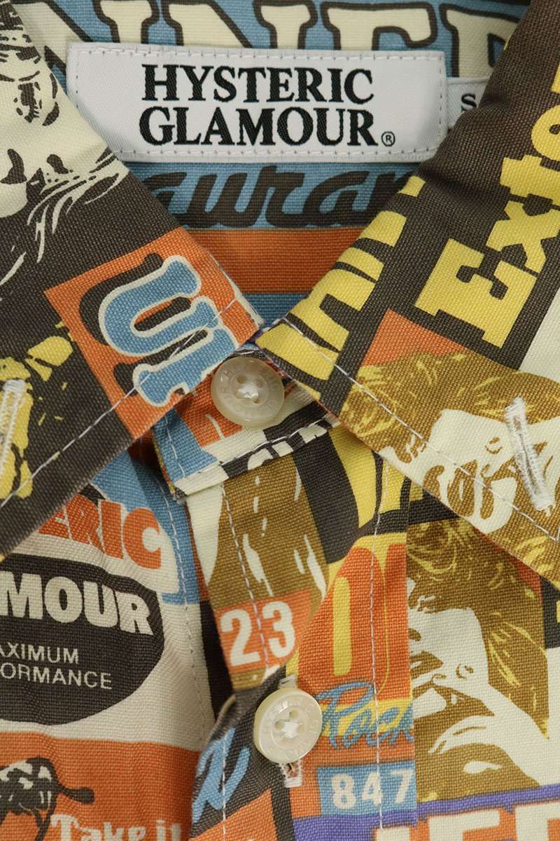HYSTERIC GLAMOUR Multi All-Over Print Cotton Long Size S