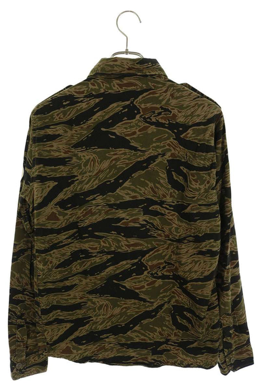 HYSTERIC GLAMOUR Khaki Green Character Applique Long Sleeve Size S