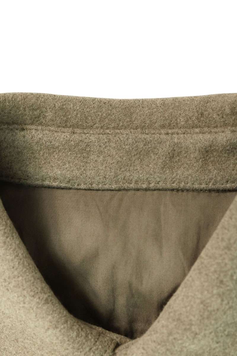 Rick Owens WM Wool Nylon Overshirt Beige Size S