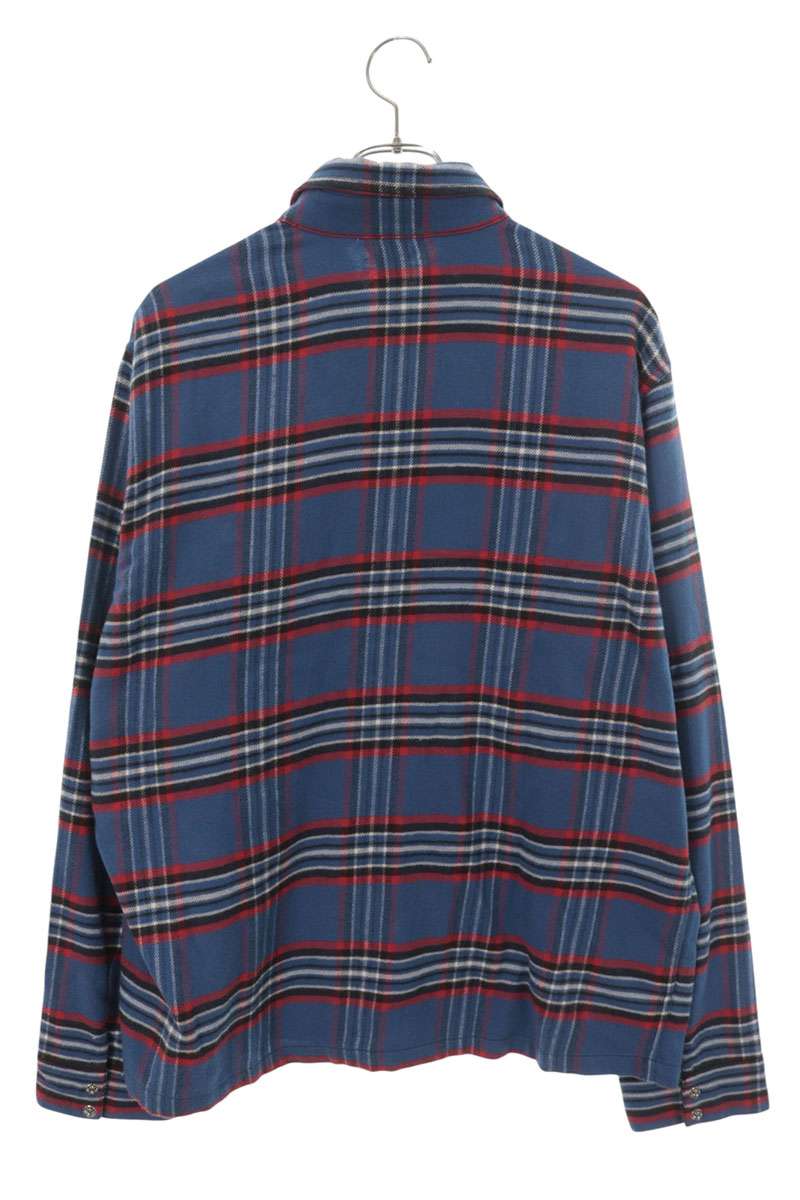 Chrome Hearts WORK DOG Cross Button Flannel Shirt Size L
