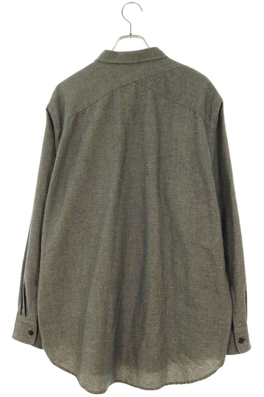ULTERIOR Cotton Cashmere Flannel Long Sleeve Shirt Size XL