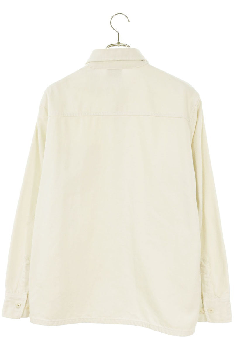 KITH Heavyweight Cotton Long Sleeve Shirt White Size S