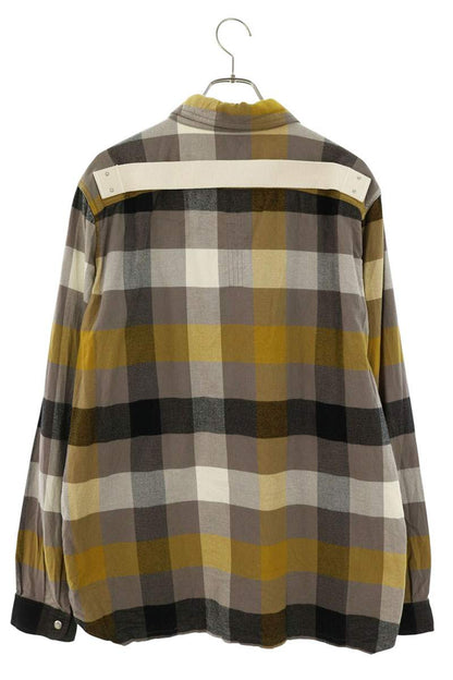 Rick Owens 22SS Multi Cotton Check Overshirt Size 52