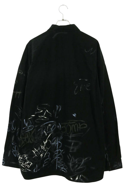 BALENCIAGA 23SS Graffiti Oversized Cotton Shirt Size 3