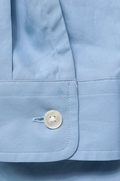 AURALEE Finx Twill Big Cotton Shirt Blue Size 5