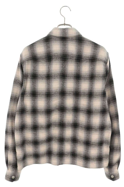 DRKSHDW 26SS Gray Plaid Cropped Cotton Shirt Size S