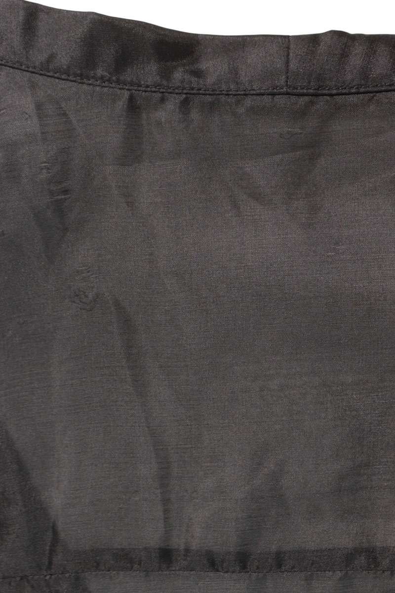 Rick Owens Black Lidraly Silk Shirt Size 46