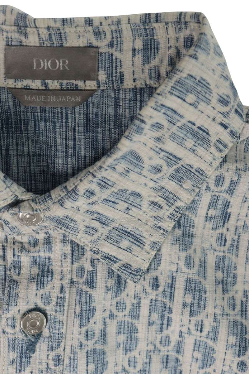 DIOR Indigo Oblique Denim Shirt Size L