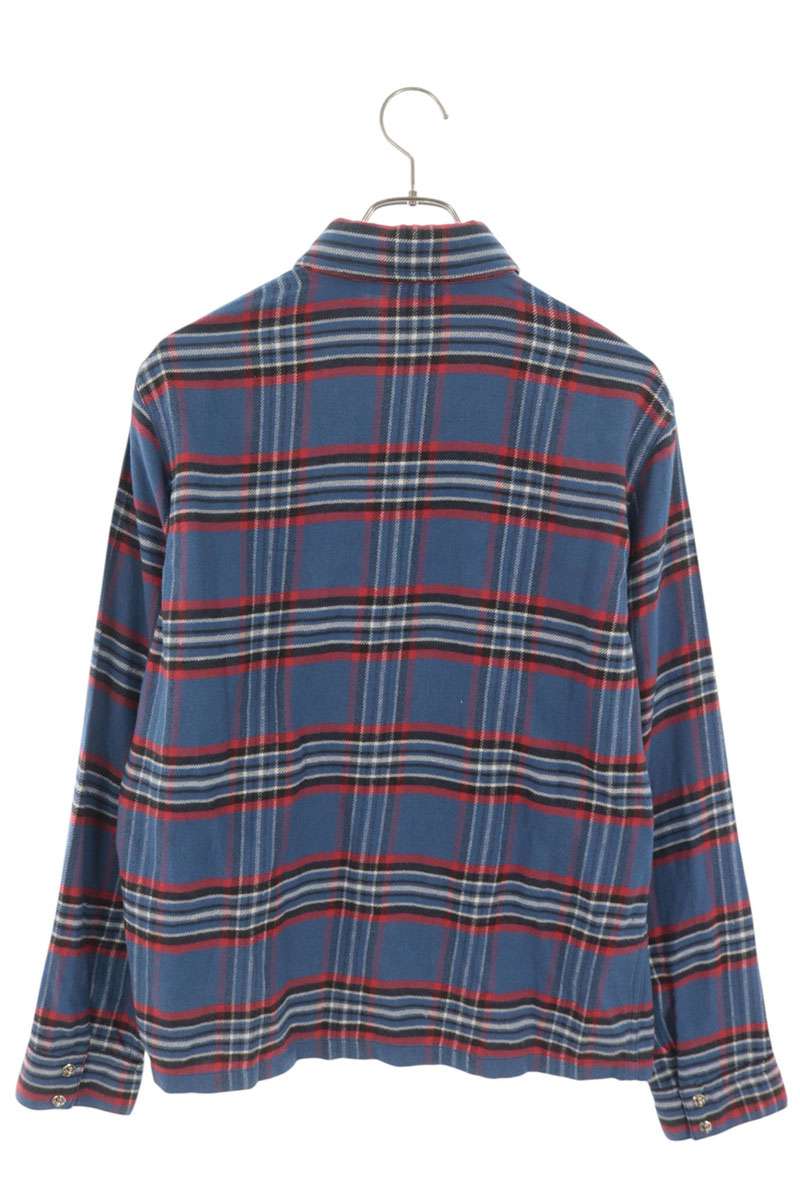 Chrome Hearts WORK DOG Cross Button Flannel Shirt Size S