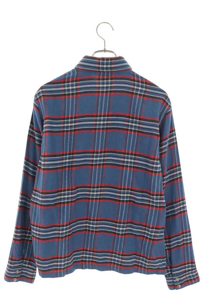 Chrome Hearts WORK DOG Cross Button Flannel Shirt Size S