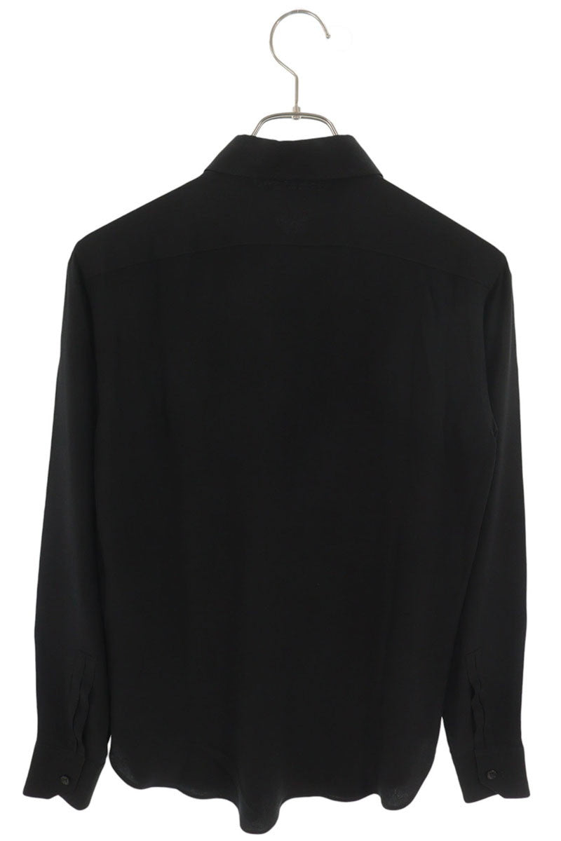 SAINT LAURENT PARIS Black Silk Shirt Size XS