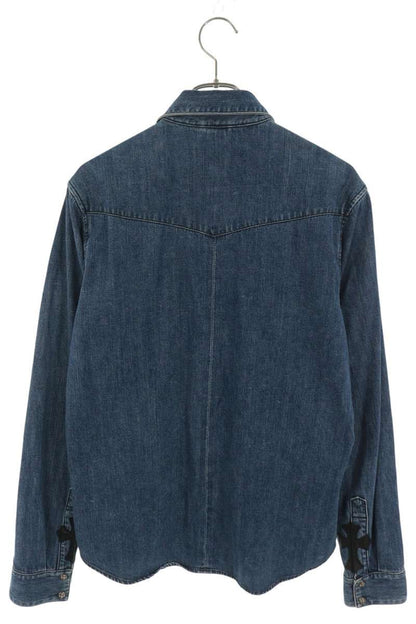 Chrome Hearts DENIM WESTERN Cross Patch Denim Shirt Size M