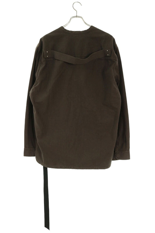 DRKSHDW Dark Brown Larry Jumbo Fog Pocket Shirt Size M