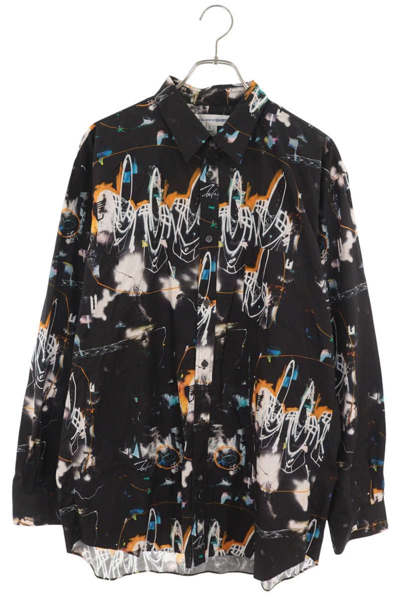COMME des GARCONS 20AW Graphic Print Sleeve Shirt Size L