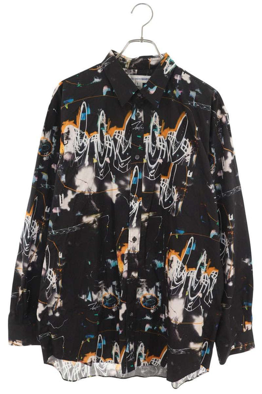 COMME des GARCONS 20AW Graphic Print Sleeve Shirt Size L