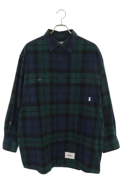 WTAPS 24SS Cotton Broad Check Long Sleeve Shirt Size 4