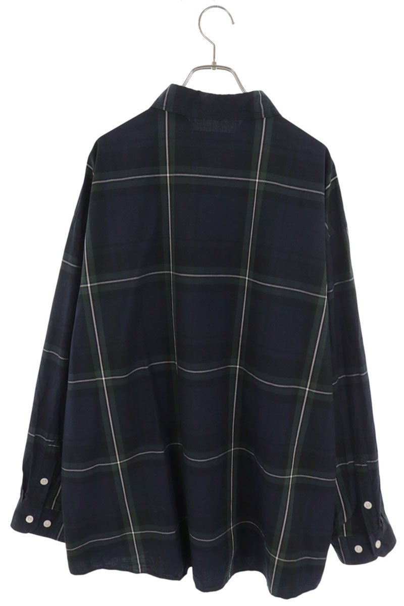 WTAPS 22AW Cotton Flannel Check Long Sleeve Shirt Size 2