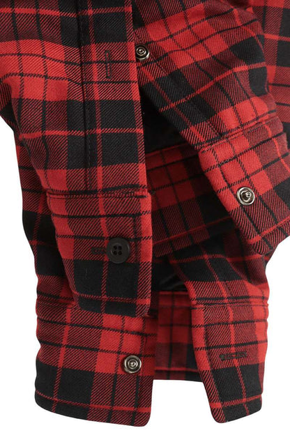 BALENCIAGA Logo Embroidered Check Sleeve Shirt Size XXL