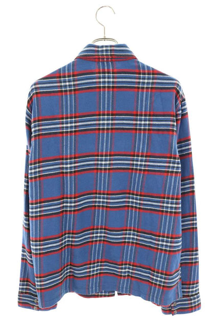 Chrome Hearts WORK DOG Cross Button Flannel Shirt Size L