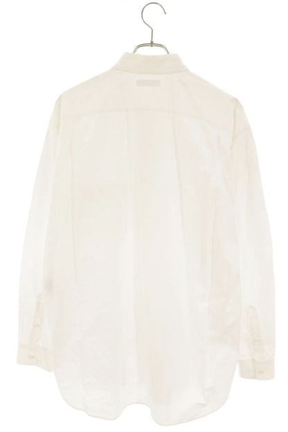 BALENCIAGA White Cotton Long Sleeve Shirt Size XL