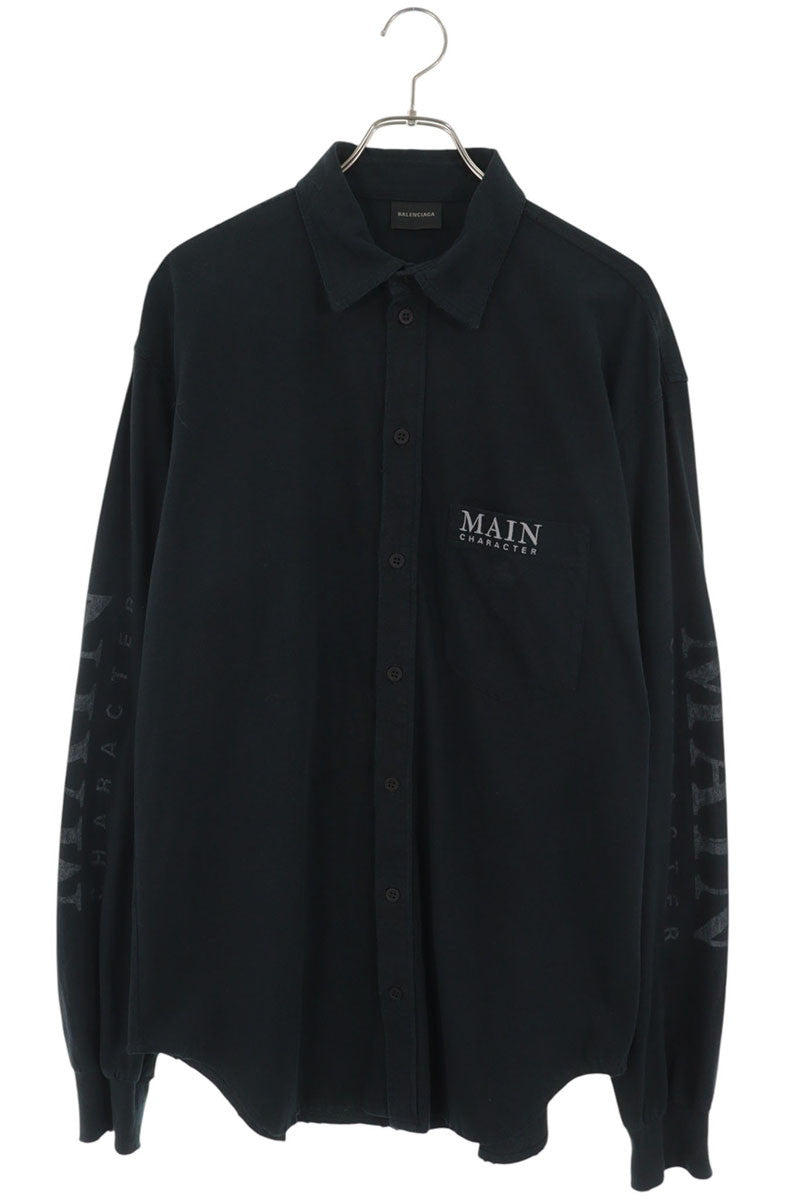 BALENCIAGA 25AW MAIN CHARACTER Long Sleeve Shirt Size M
