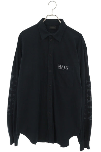 BALENCIAGA 25AW MAIN CHARACTER Long Sleeve Shirt Size M