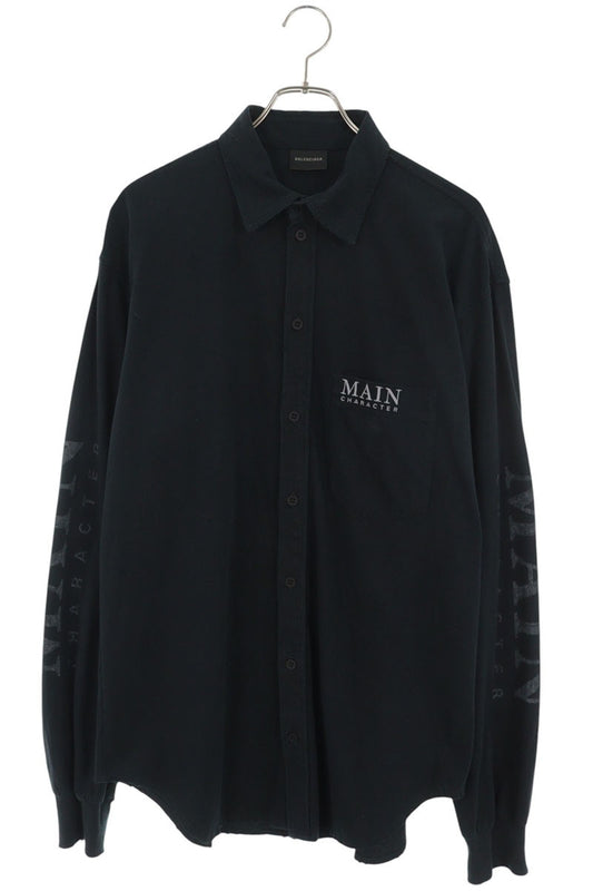 BALENCIAGA 25AW MAIN CHARACTER Long Sleeve Shirt Size M