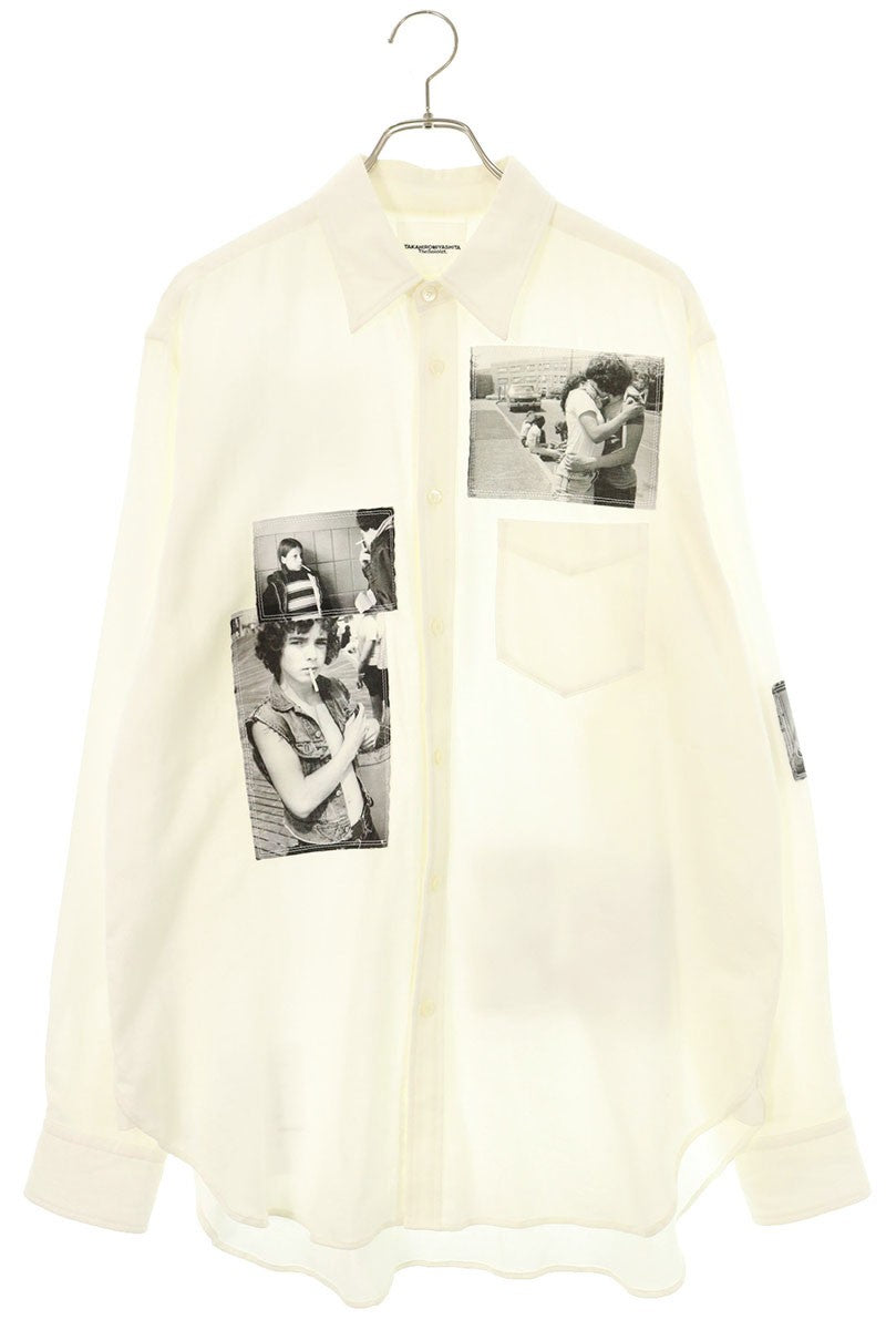 TAKAHIROMIYASHITA TheSoloIst Photo Patch Fit Shirt Size 46