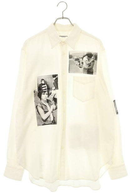 TAKAHIROMIYASHITA TheSoloIst Photo Patch Fit Shirt Size 46