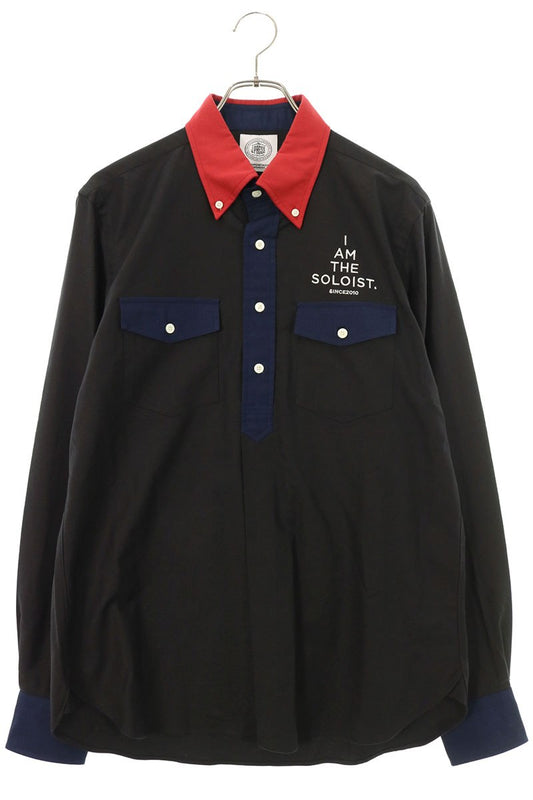 TAKAHIROMIYASHITA TheSoloIst x Wrangler Shirt Black Size M