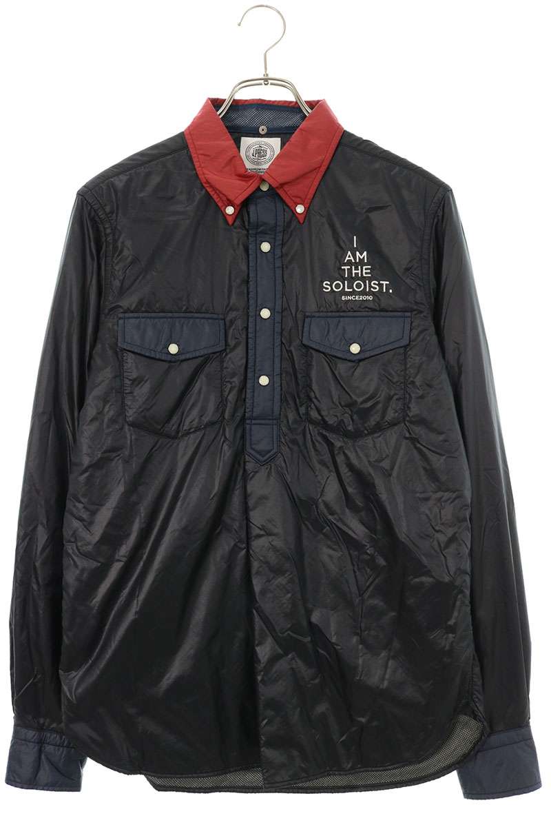 J.PRESS x TheSoloIst Nylon Double Pocket Shirt Black Size M